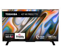 Toshiba 43UV2F53DB 43 inch 4K Ultra HD HDR Smart LED TV Freely, Black