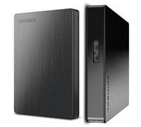 Toshiba 500GB Canvio Slim II - external hard drives (Wired, Black, USB 3.0 (3.1 Gen 1) Type-A, USB, HDD, Aluminium)
