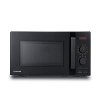 Toshiba 800w 20L Microwave Oven with 8 Auto Menus, 5 Power Levels, Mute Function, and LED Cavity Light - Black - MW2-AM20PF(BK)