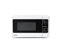 Toshiba 800w 20L Microwave Oven with Function Defrost and 5 Power Levels, Stylish Design White - MM-MM20P(WH)
