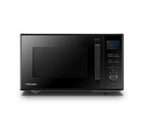 Toshiba 950w 25L Microwave Oven with Upgraded Easy Clean Enamel Cavity, Position Memory Turntable, Convection 2250w & Crispy Grill 1150w - Black - MW2-AC25TF(BK)