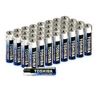 Toshiba AAA Alkaline Batteries 40 Pack | High Power | Extra Long Operating Time | LR03 Superior Japanese Quality | Super Value Bulk Pack