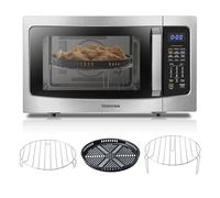 Toshiba Air Freyer Combo 4-in-1 Microwave Oven, Intelligent Sensor, Convection, Mute Function, 34.5 cm Position Memory, 1.5 Cubic Feet Rotating Plate, 1000 W
