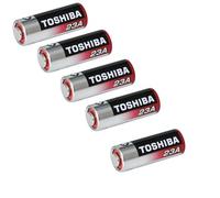 Toshiba Batteries 23A 12v Alkaline for Door Bell - Extra Long Life A23 Battery 12v, A23S 12v Battery LR23A, LRV08, 3LR50, VR22, 8LR932 MN21, MN23 Batteries - Pack of 5