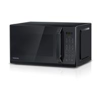 TOSHIBA Black Mirror Microwave 20Liter 800W Digital Solo Small Microwave With 11 Power Levels, One touch Express Cook with 6 Auto Menus, Defrost, Dig