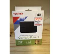 Toshiba 4TB Canvio Basics Portable External Hard Drive,USB 3.2. Gen 1, Black (HDTB440EK3AA), New