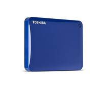 Toshiba Canvio Connect II 1TB Portable Hard Drive, Blue (HDTC810XL3A1)