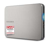 Toshiba Canvio Flex 1TB - Portable 2.5’’ External Hard Drive (HDD) for Mac, Windows PC, Smartphone and Tablet Use, Compatible with Most USB-C and USB-A Devices, Warm Silver (HDTX210ESCAA)