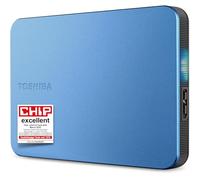 Toshiba Canvio Flex 2TB - Portable 2.5’’ External Hard Drive (HDD) for Mac, Windows PC, Smartphone and Tablet Use, Compatible with Most USB-C and USB-A Devices, Metallic Blue (HDTX220ESCAA)