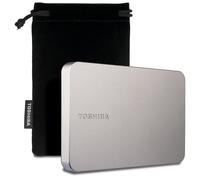 Toshiba Canvio Flex 2TB - Portable 2.5’’ External Hard Drive (HDD) for Mac, Windows PC, Smartphone and Tablet Use, Compatible with Most USB-C and USB-A Devices, Warm Silver (HDTX220ESCAA)