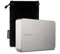 TOSHIBA Canvio Flex Portable Hard drive - 4 TB, Silver, Silver/Grey