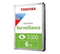 Toshiba Hard Drives Brand Model S300 Surveillance - Hard Drive - 6 TB - Internal - 3.5" - SATA 6Gb/s - 5400 RPM - buffer: 256 MB