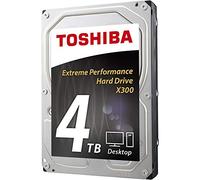 Toshiba X300 4TB Performance & Gaming 3.5-Inch Internal Hard Drive - CMR SATA 6.0 GB/s 7200 RPM 128 MB Cache - HDWE140XZSTA