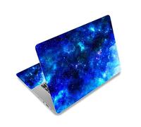 Toshiba, Hp, Samsung, Dell, Apple, Acer, Lenovo, Sony, Asus Laptop Stickers - Decal Skin Reusable Protector Cover Case (Blue Galaxy) for 12, 13, 14, 15, 15.6 inches Netbook Laptop