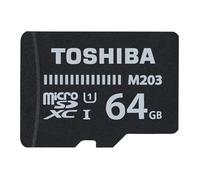 Toshiba M203 64GB UHS-1 Performance 4K Ready U1 Micro SD Memory Card w