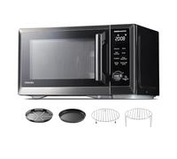 TOSHIBA - Microwave oven air fryer, inverter, convection, handle, quick combination, uniform defrost, humidity sensor, mute function, 27 automatic menu and 47 recipes,
