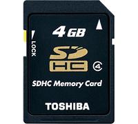 Toshiba SD-K04GJ(BL5 4GB Class 4 SDHC Memory Card