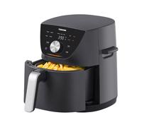 Toshiba Smart Air Fryer - 5.2L, 1600W, Matt Black, 80+ Chef Inspired Menu, Lifting Handles, AF-52CS1TRGB
