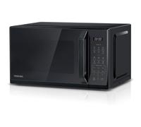 Toshiba Solo Microwave - 20L, 800W, Mirror Black, Manual Controls, 10 Power Levels, 10 Quick Touch Presets, MM2-EM20PF(MB)