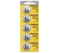 Toshiba Toshiba CR1632 3 Volt Lithium Coin Battery (5 Batteries)