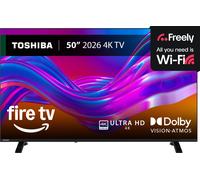 Toshiba 50" UF26 Fire 4K HDR TV, TRU Picture Engine, HDR10, Dolby Vision & Atmos, Freely, DTS Virtual X, Alexa Voice Remote