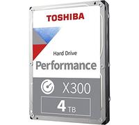 Toshiba X300 4TB Performance & Gaming 3.5-Inch Internal Hard Drive - CMR SATA 6 GB/s 7200 RPM 256 MB Cache - HDWR440XZSTA