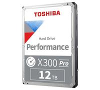 Toshiba X300 PRO 12TB High Workload Performance for Creative Professionals 3.5-Inch Internal Hard Drive - Up to 300 TB/Year Workload Rate CMR SATA 6 GB/s 7200 RPM 512 MB Cache - HDWR51CXZSTB
