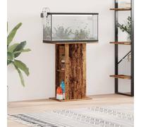 Toshilian Aquarium Stand, Aquarium Cabinet Fish Tank Stand Aquarium Stand Old Wood 36x60.5x72.5 cm Engineered Wood