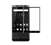 Toshion BlackBerry Keyone Screen protector,Full Coverage 9H Hardness Tempered Glass Screen Protector for BlackBerry Keyone with Anti-fingerprint Bubble-Free(Black)