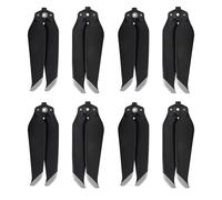 Tosiicop 4 Pairs Mavic Air 2 Propellers Replacement Prop Blades Low Noise Quick-Release 7328 Wings for DJI Mavic Air 2 Drone Accessories Silver Tips