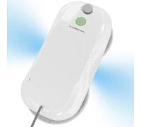 Tosima W5 Window Cleaning Robot, Dual Direction Auto-Spray Smart Window Cleaner with Triple Safety System, Smart Navigation, Remote Control, for All Smooth Surfaces, with 8 Rags, White