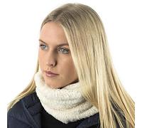 TOSKATOK Unisex Mens Ladies Kids Cosy Warm Snug Teddy Fur Fleece Ultra Soft Microfibre Dense Pile Balaclava Hood Snood Neckwarmer - Cream