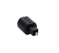 Toslink Male to 3.5mm Female Plug Adapter and Gold Plated Tip Optical Adapter Increased Sound