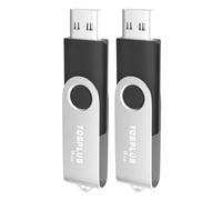 TosMemo USB 2.0 Flash Drive Thumb Drives Memory Stick Jump Drive Zip Drive 2Pack 8GB Black