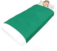 TOSOFT Autistic Kids & Adults Sensory Compression Bed Sheets Blanket Soft Lightweight Breathable Sleeping Pockets Sock Great For Restless Young Sleepers(Green,Full 136x147cm/54x58in)