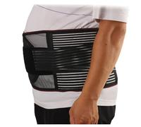 TOSOFT Plus Big Size S-5XL Lower Back Brace For Men & Women Breathable Sports Lumbar Support Belts Orthopedic Corset Waist Posture Corrector(Black,M)