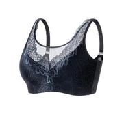 TOSOFT Women Post Operative Prosthetic Bras Full Cup Push Up Mastectomy Bralette for Breast Reconstruction Cancer Surgery (Color : Black, Size : 90/40C)