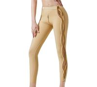 TOSOFT Womens Compression Garment Shapewear Pants After Liposuction Tummy Tuck Hip Lifter Thigh Shaper Control Panties Shorts (Color : Beige Long, Size : M/Medium)