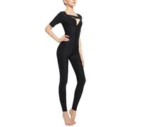 TOSOFT Womens Full Length Shapewear Slimming Arms Legs Body Shaper For After Liposuction Post Surgery Special Underwear (Color : Black, Size : S/Small)