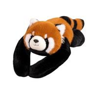 TOSOPA 25.6 Inch Weighted Red Panda Stuffed Animal - Super Soft Plush Toy Pillow with Hugging Arms for Sensory Comfort, Anxiety Relief & Gifts for Kids and Adults (Red Panda,11.8 inch)