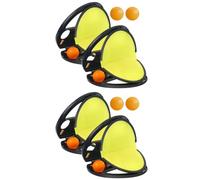 Toss and Catch Ball Set | 4 Pieces Catch The Stick Game | Drop Sticks Game | Spike Balls Games Toys Set | Hand Speed Challenge Games for Family Sports and Outdoors