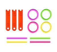 Toss Game Speed Ring, Target Throw, PE Trainer | Funny Outdoor Ring Throwing Set for Adults, Coordination Game in the Backyard, Fitness Ring Kit for AG Practice