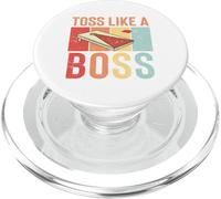 Toss Like Boss Cornhole Player Funny Cornhole Champion Team PopSockets PopGrip for MagSafe