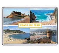 Tossa de Mar Costa Brava Spain Souvenir Acrylic Fridge Magnet (Standard: 70x45mm)