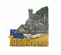 Tossa de Mar Girona Spain Refrigerator Magnet 3D Travel Souvenir Fridge Decoration Magnetic Sticker Craft Collection