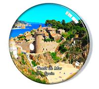 Tossa de Mar Spain Fridge Magnet Refrigerator Freezer Magnet Souvenir Decoration Magnet Sticker Glass Crafts