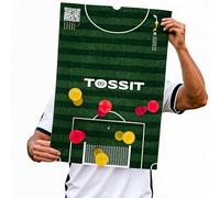 TOSSIT 2-in-1 Poster Game: Attack & Penalty Mode for Darts with Suction Cup | Repositionable and Reusable up to 200 Times | Lightweight, Easy to Install | Family and Friends | World Football Edition