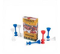 TOSSIT Suction Cup Darts, Toss Game Perfect Family and Party, Silicone Throwing Game for Backyard, Indoor and Outdoor Fun, Starter Pack, World Football Edition, England