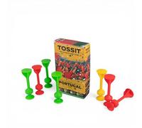 TOSSIT Suction Cup Darts, Toss Game Perfect Family and Party, Silicone Throwing Game for Backyard, Indoor and Outdoor Fun, Starter Pack, World Football Edition, Portugal