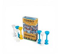 TOSSIT Suction Cup Darts, Toss Game Perfect Family and Party, Silicone Throwing Game for Backyard, Indoor and Outdoor Fun, Starter Pack, World Football Edition, Argentina